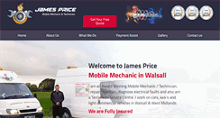 Desktop Screenshot of mobilemechanicwalsall.com